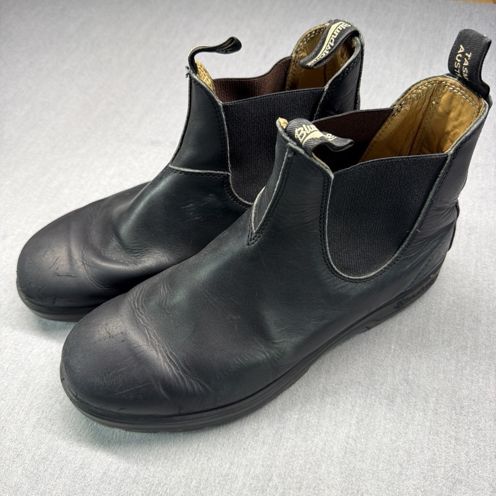 Blundstone Originals Chelsea Boots Black Leather Men's Size US 11